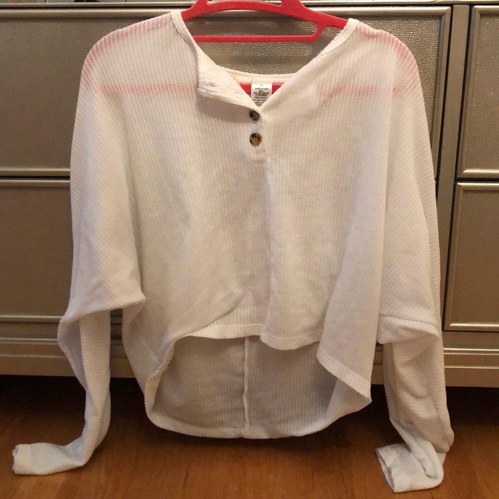 Cropped thin sweater